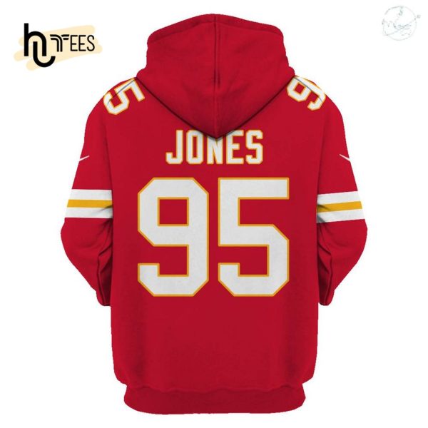 Chris Jones Kansas City Chiefs Limited Edition Hoodie Jersey – Red