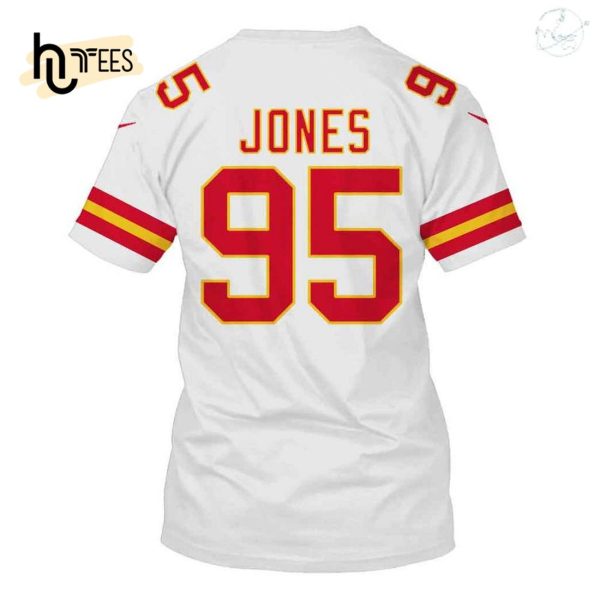 Chris Jones Kansas City Chiefs Limited Edition Hoodie Jersey – White