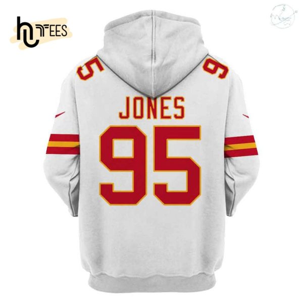 Chris Jones Kansas City Chiefs Limited Edition Hoodie Jersey – White