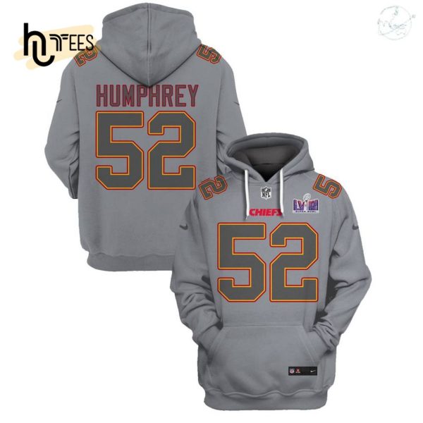 Creed Humphrey Kansas City Chiefs Limited Edition Hoodie Jersey – Grey