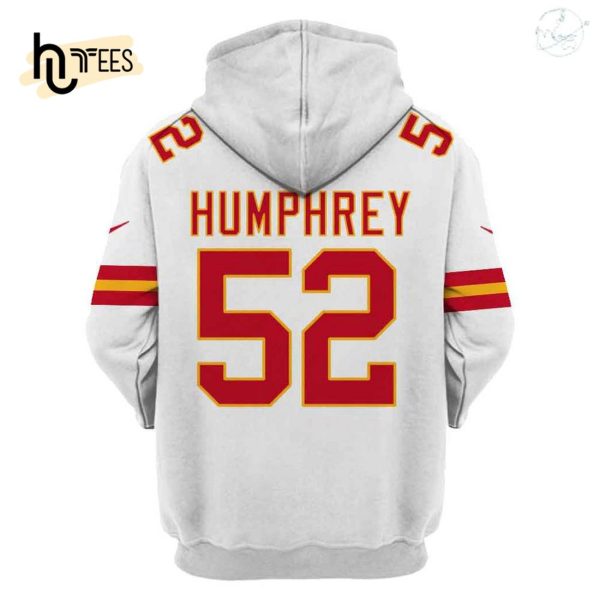 Creed Humphrey Kansas City Chiefs Limited Edition Hoodie Jersey – White