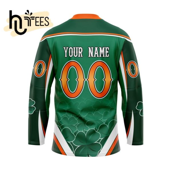 Custom Barrie Colts Team For St.Patrick Day Hockey Jersey