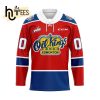 Custom Edmonton Oil Kings Away Hockey Jersey