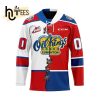 Custom Edmonton Oil Kings Team For St.Patrick Day Hockey Jersey