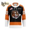 Custom Medicine Hat Tigers Mix Home And Away Hockey Jersey