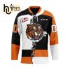 Custom Medicine Hat Tigers Home Hockey Jersey
