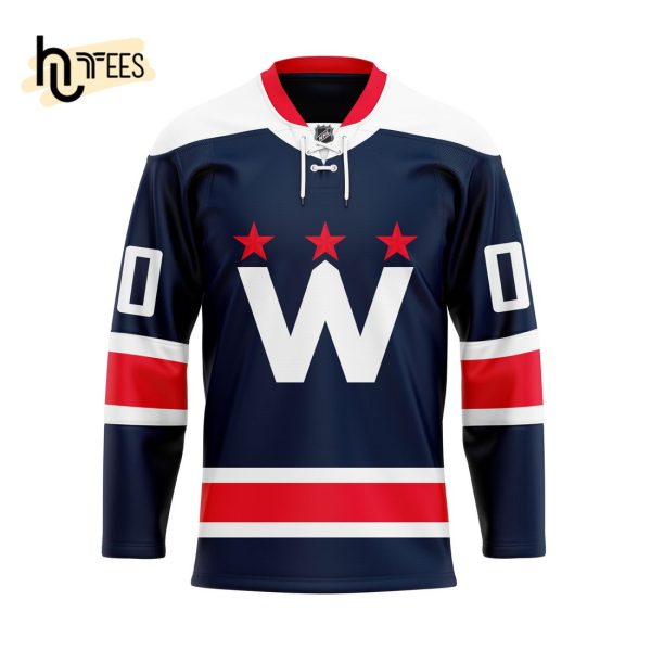 Custom Name Number Washington Capitals NHL Hockey Jersey 3D Full Printing