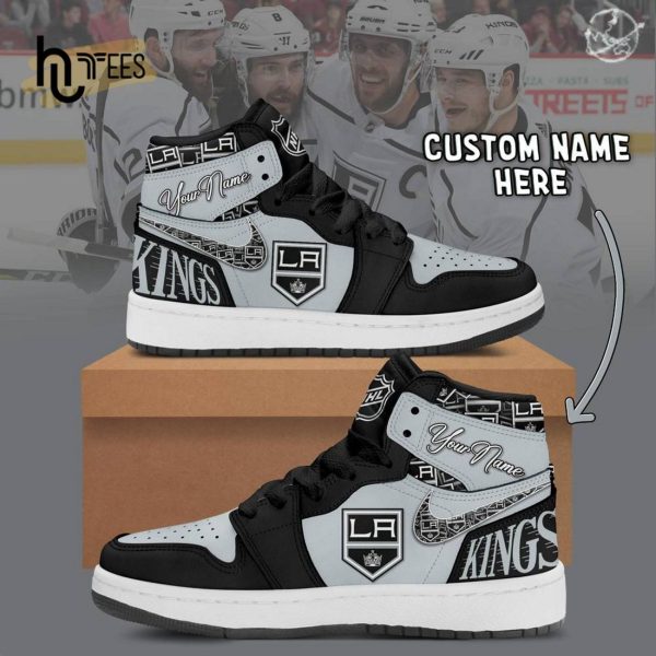 Custom NHL Los Angeles Kings Air Jordan 1 Hightop Sneaker