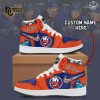Custom NHL New York Rangers Air Jordan 1 Hightop Sneaker