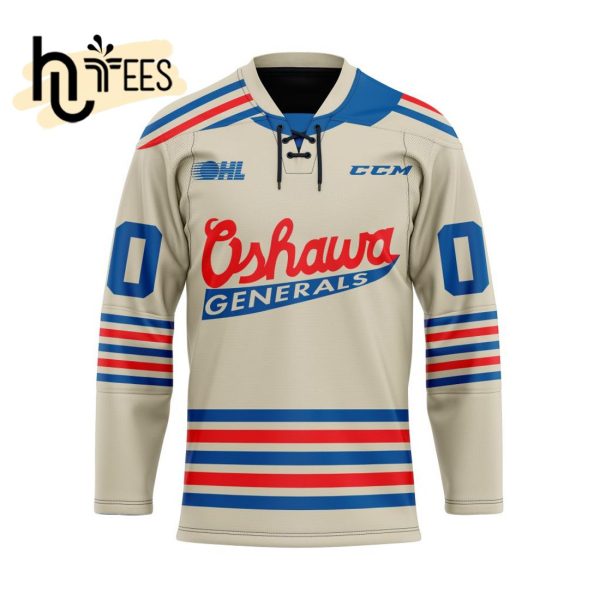 Custom Oshawa Generals Alternate Hockey Jersey