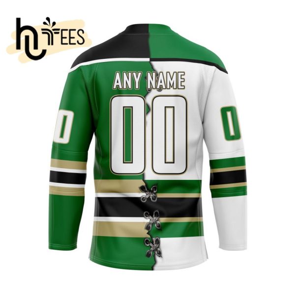 Custom Prince Albert Raiders Mix Home And Away Hockey Jersey