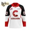 Custom Prince George Cougars Home Hockey Jersey