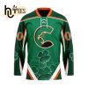 Custom Prince George Cougars Mix Home And Away Hockey Jersey