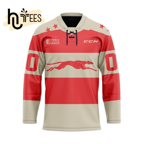 Custom Sault Ste. Marie Greyhounds Alternate Hockey Jersey