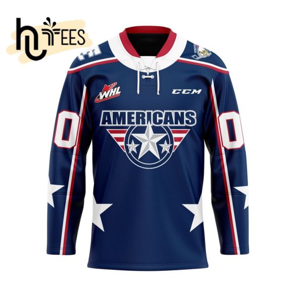 Custom Tri-City Americans Home Hockey Jersey