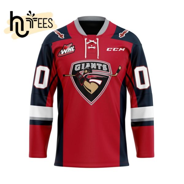 Custom Vancouver Giants Home Hockey Jersey