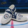 Custom Winnipeg Jets NHL Navy Hey Dude Shoes
