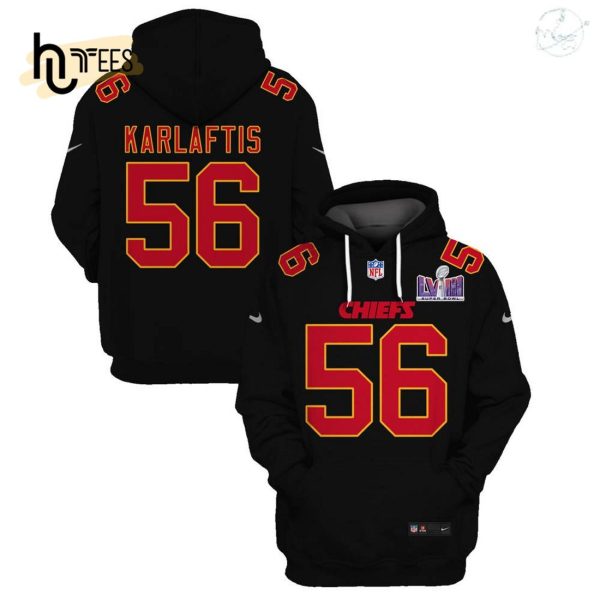 George Karlaftis Kansas City Chiefs Limited Edition Hoodie Jersey – Black