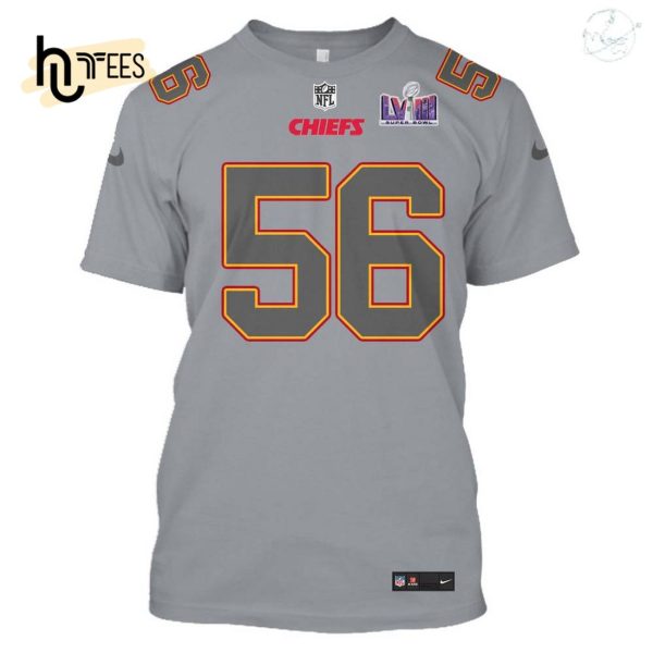 George Karlaftis Kansas City Chiefs Limited Edition Hoodie Jersey – Grey
