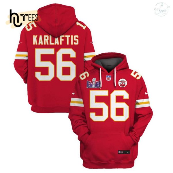 George Karlaftis Kansas City Chiefs Limited Edition Hoodie Jersey – Red