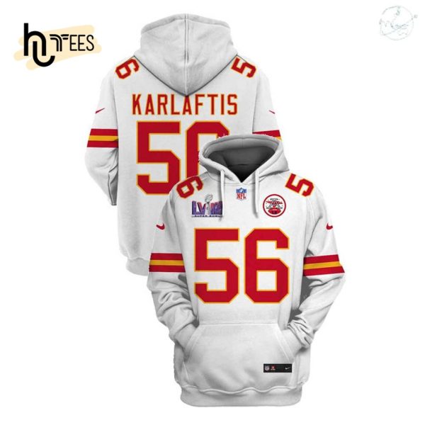 George Karlaftis Kansas City Chiefs Limited Edition Hoodie Jersey – White