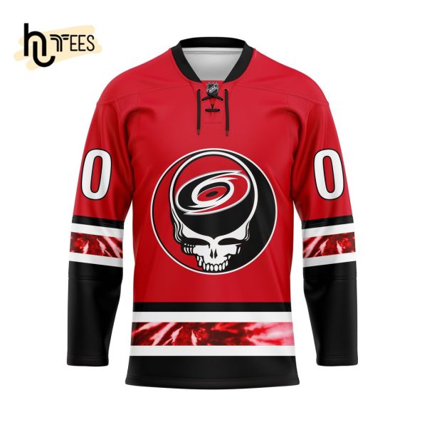 Grateful Dead – Carolina Hurricanes Custom Name Number Hockey Jersey