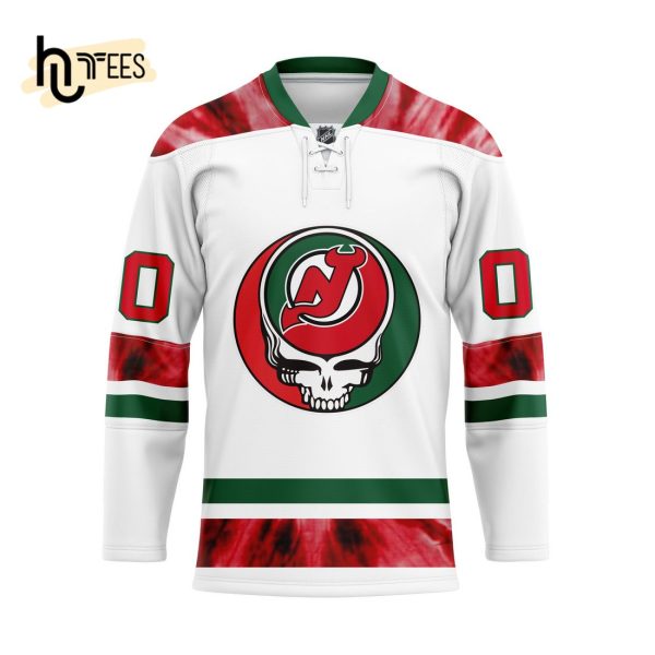 Grateful Dead – New Jersey Devils Custom Name Number Hockey Jersey