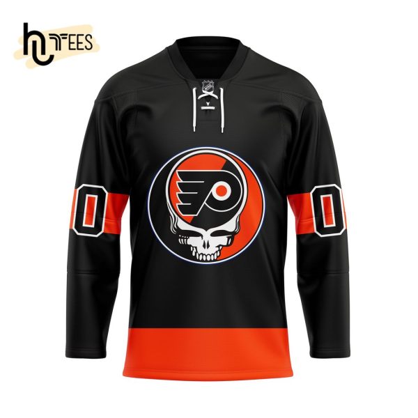 Grateful Dead – Philadelphia Flyers Special Custom Design Hockey Jersey