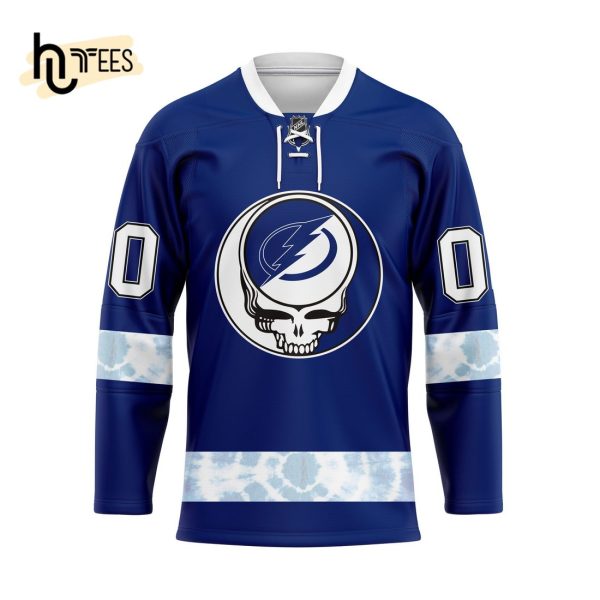 Grateful Dead – Tampa Bay Lightning Custom Name Number Hockey Jersey
