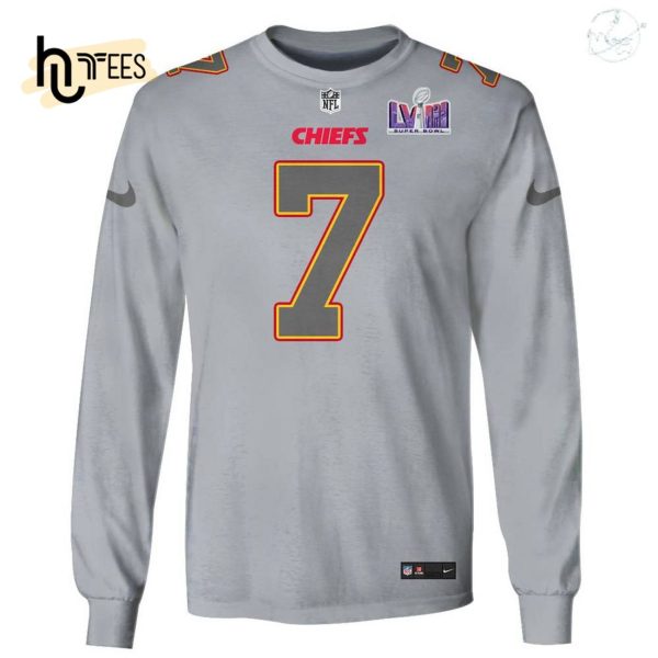 Harrison Butker Kansas City Chiefs Limited Edition Hoodie Jersey – Grey