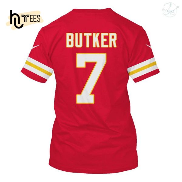 Harrison Butker Kansas City Chiefs Limited Edition Hoodie Jersey – Red