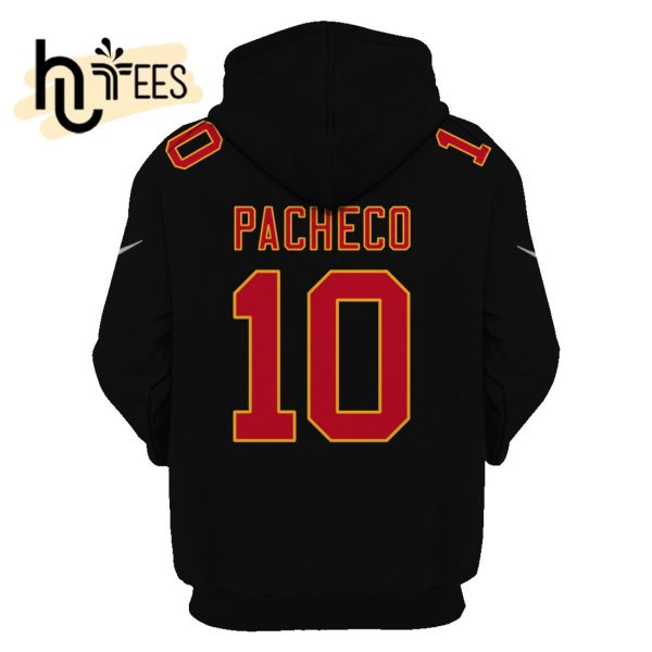 Isiah Pacheco Kansas City Chiefs Limited Edition Black Hoodie Jersey