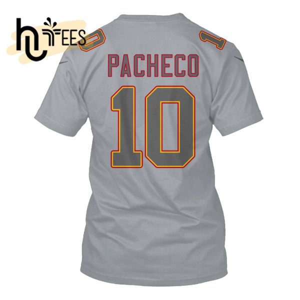 Isiah Pacheco Kansas City Chiefs Limited Edition Grey Hoodie Jersey