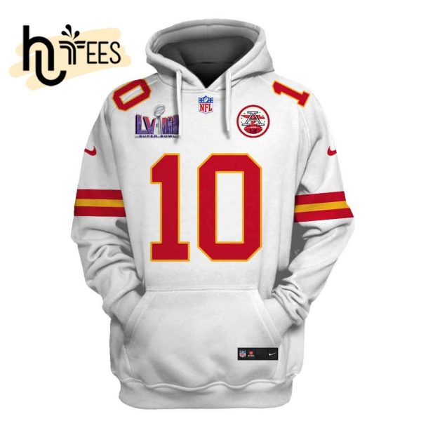 Isiah Pacheco Kansas City Chiefs Limited Edition White Hoodie Jersey