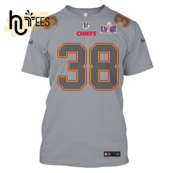 L’Jarius Sneed Kansas City Chiefs Limited Edition Grey Hoodie Jersey