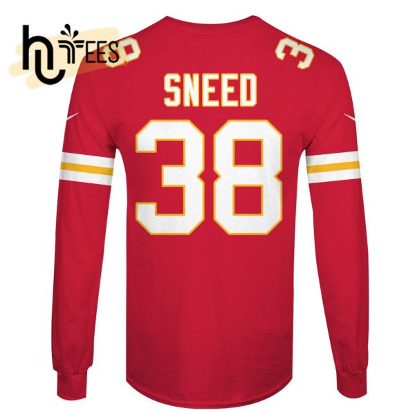 L’Jarius Sneed Kansas City Chiefs Limited Edition Red Hoodie Jersey