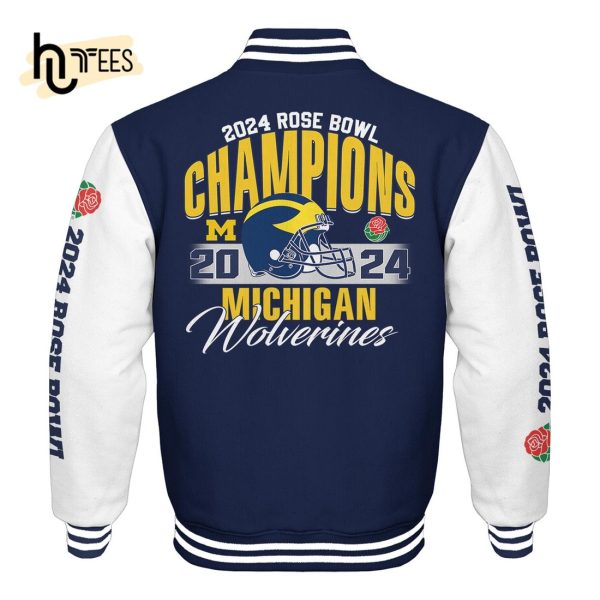 Michigan Football 2024 Allstate Sugar Bowl Champions Baseball Jacket Limited