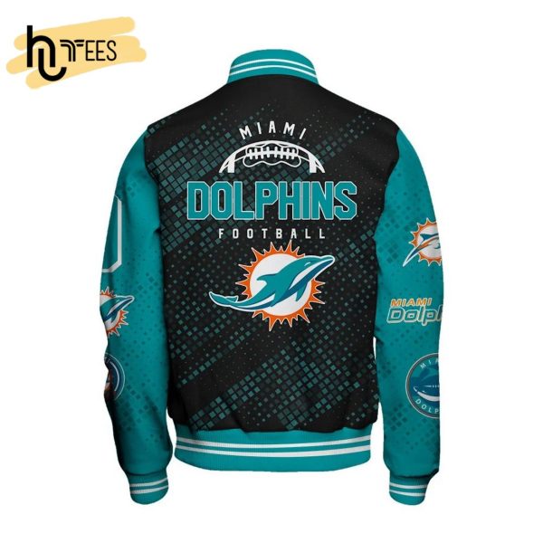 NFL Miami Dolphins Baseball Jacket, Sport Jacket, FootBall Fan Gifts