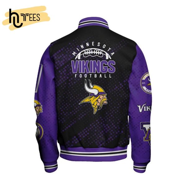 NFL Minnesota Vikings Baseball Jacket, Sport Jacket, FootBall Fan Gifts