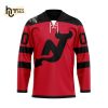 NHL New Jersey Devils Reverse Retro Custom Name Number Hockey Jersey