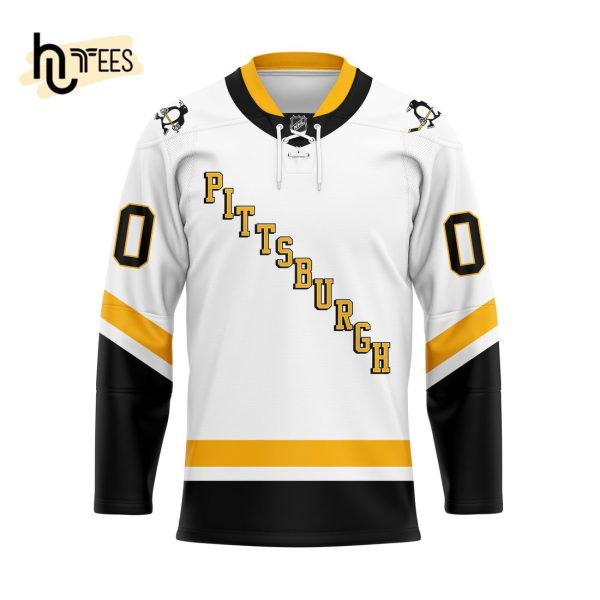 NHL Pittsburgh Penguins Reverse Retro Custom Name Number Hockey Jersey