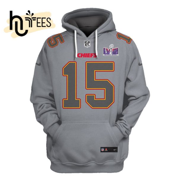Patrick Mahomes Kansas City Chiefs Limited Edition Grey Hoodie Jersey