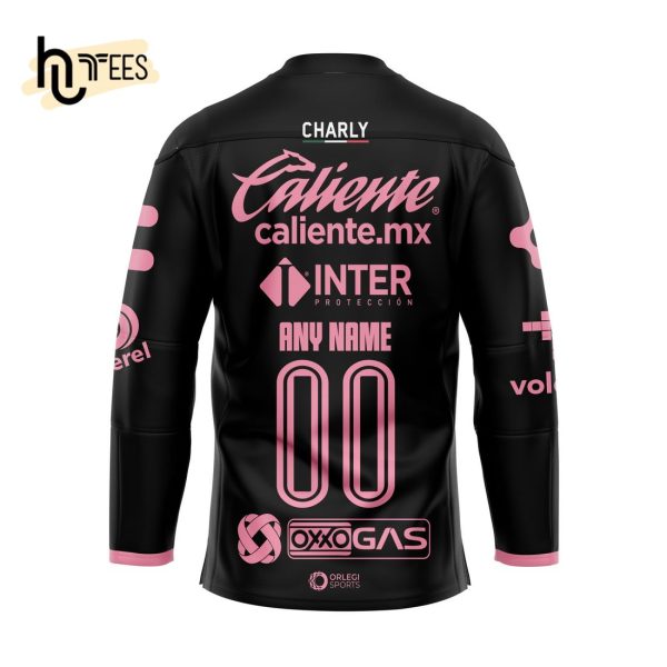Personalise Club Atlas Charly 2020 21 Breast Cancer Awareness Hockey Jersey – Black Pink