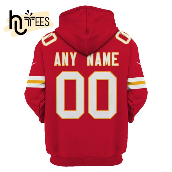 Personalized Name and Number Anaheim Ducks Red Hoodie Jersey