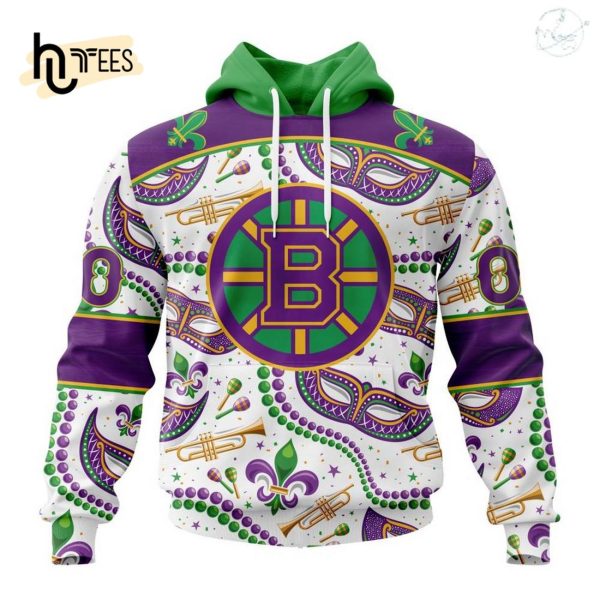 Personalized NHL Boston Bruins Special Mardi Gras Design Hoodie