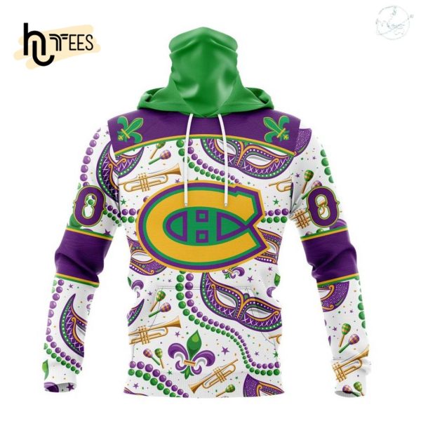Personalized NHL Montreal Canadiens Special Mardi Gras Design Hoodie