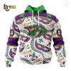 Personalized NHL New Jersey Devils Special Mardi Gras Design Hoodie