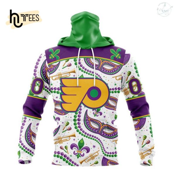 Personalized NHL Philadelphia Flyers Special Mardi Gras Design Hoodie