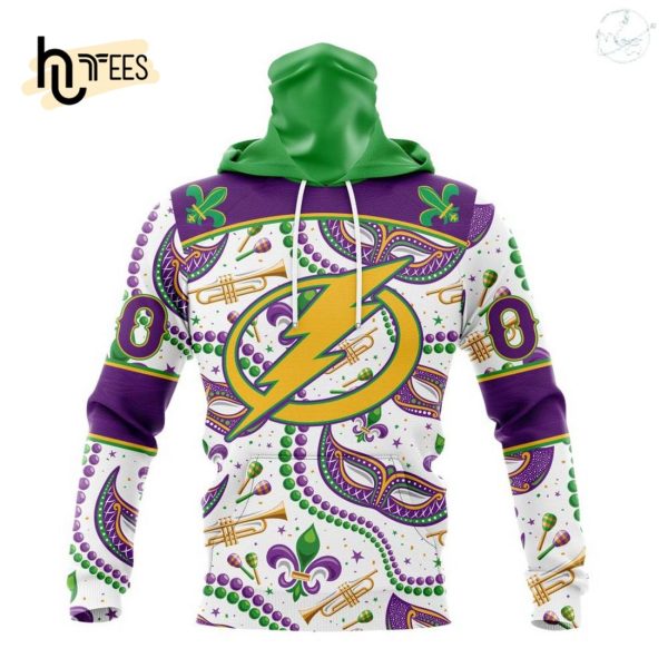 Personalized NHL Tampa Bay Lightning Special Mardi Gras Design Hoodie