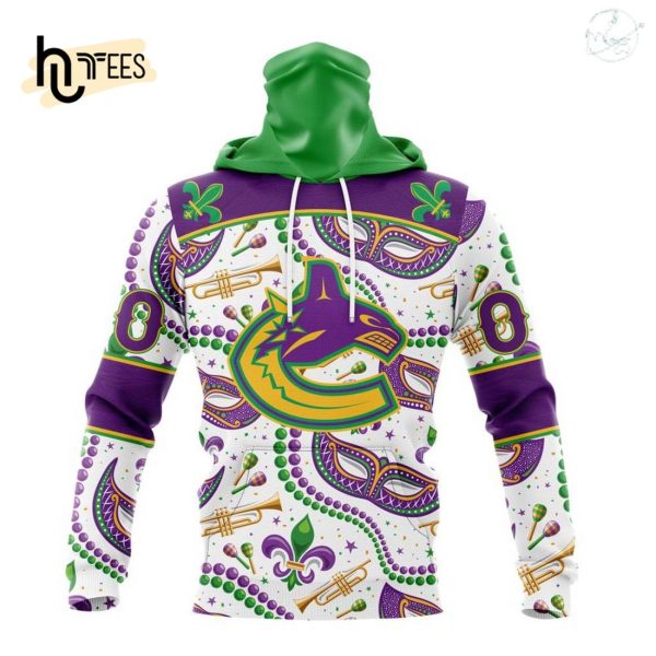 Personalized NHL Vancouver Canucks Special Mardi Gras Design Hoodie